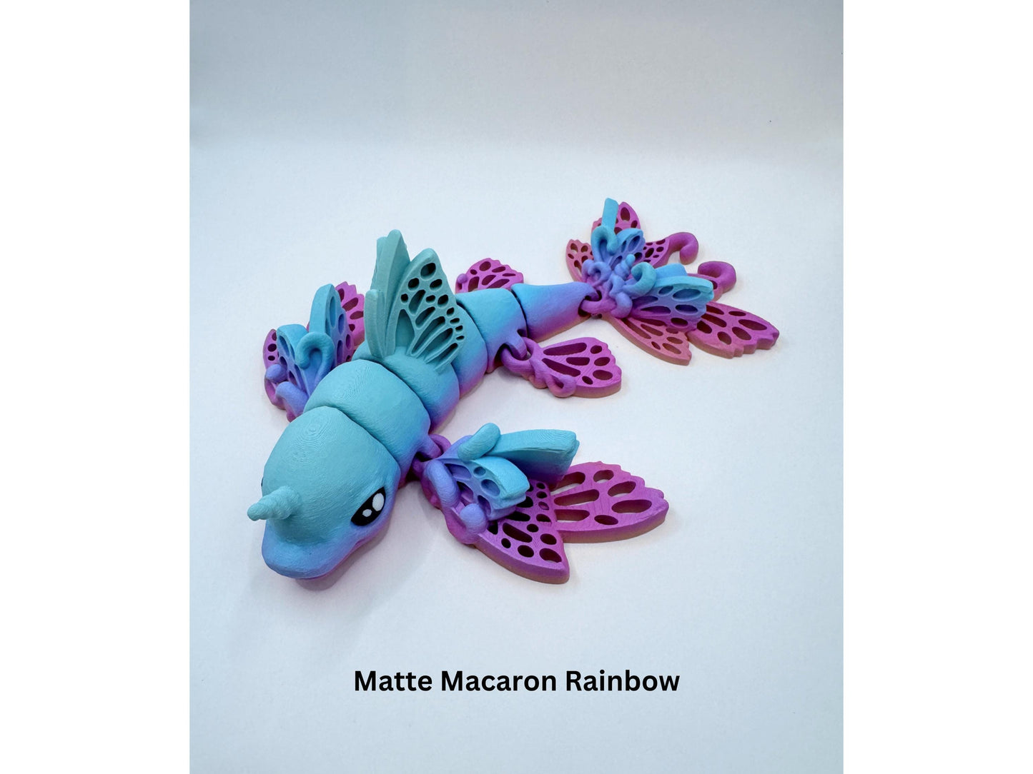 3D Printed Articulated Dolphin Fidget: Ocean Creature and Fantasy Decor