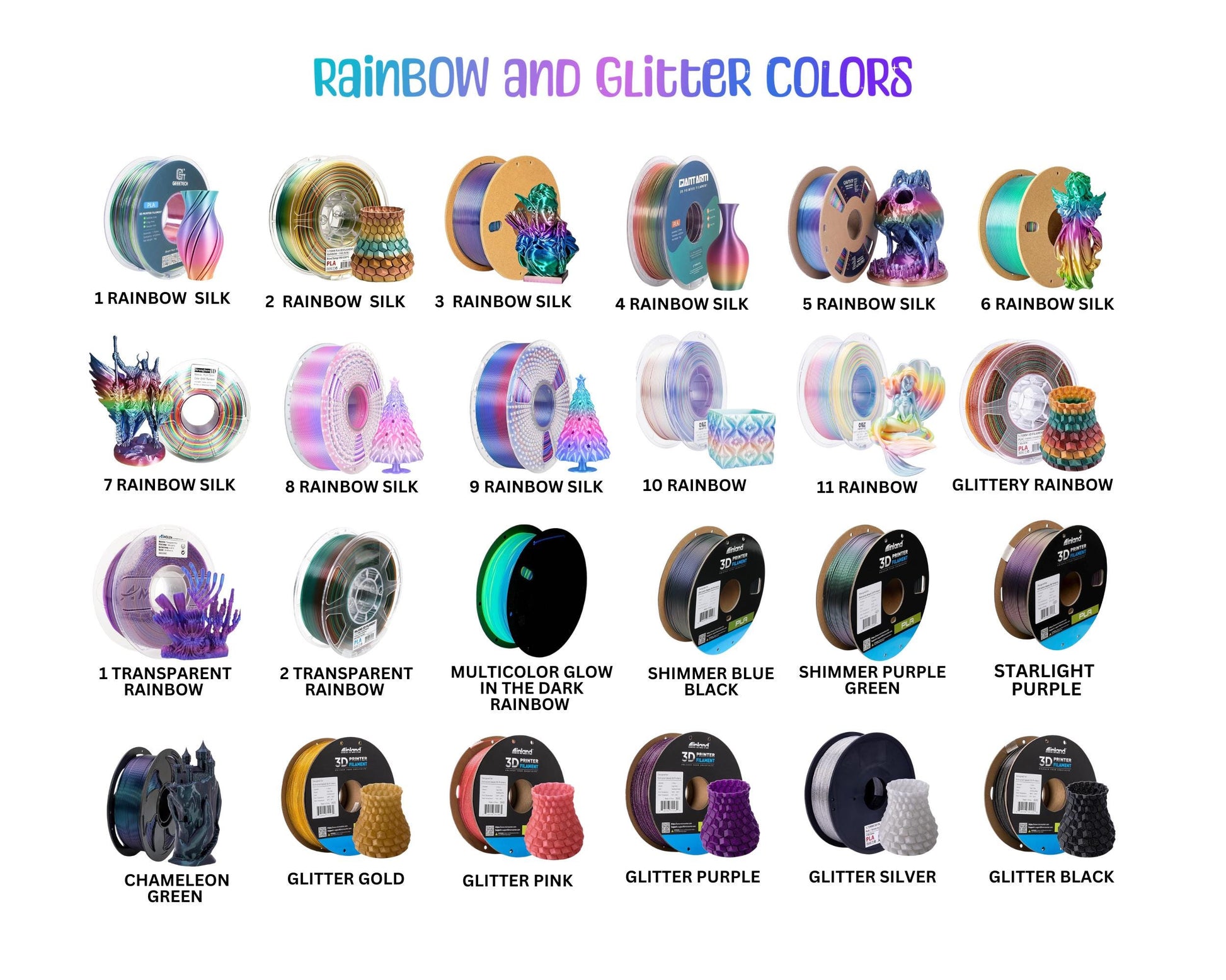 3D Printed Clover Dragon Articulated Figurine, Lucky Charm St Patricks Day Decor