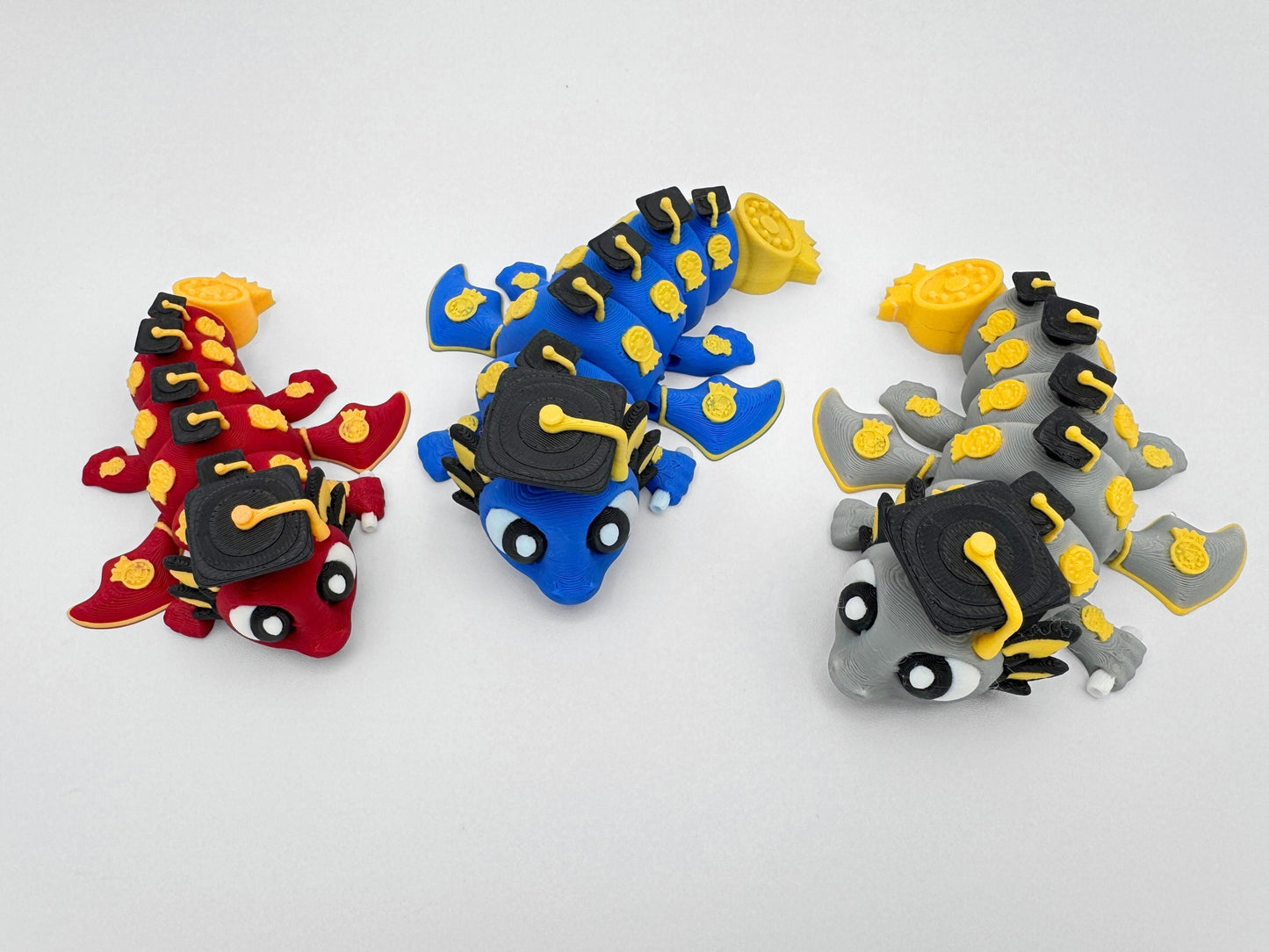 3D Printed Articulated Dragon Egg, Graduation Table Centerpiece Decor