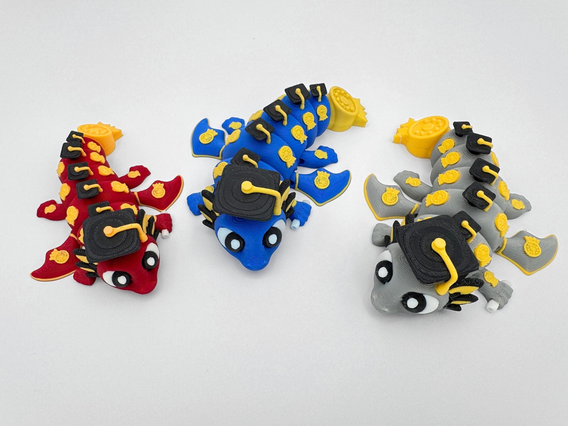 3D Printed Articulated Dragon Egg, Graduation Table Centerpiece Decor