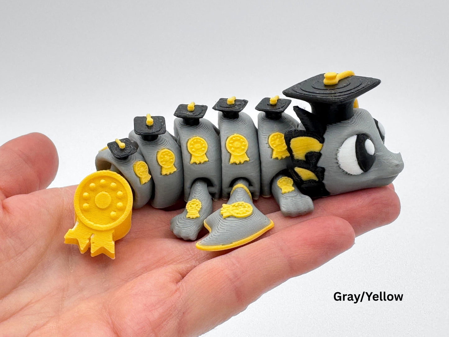 3D Printed Articulated Dragon Egg, Graduation Table Centerpiece Decor