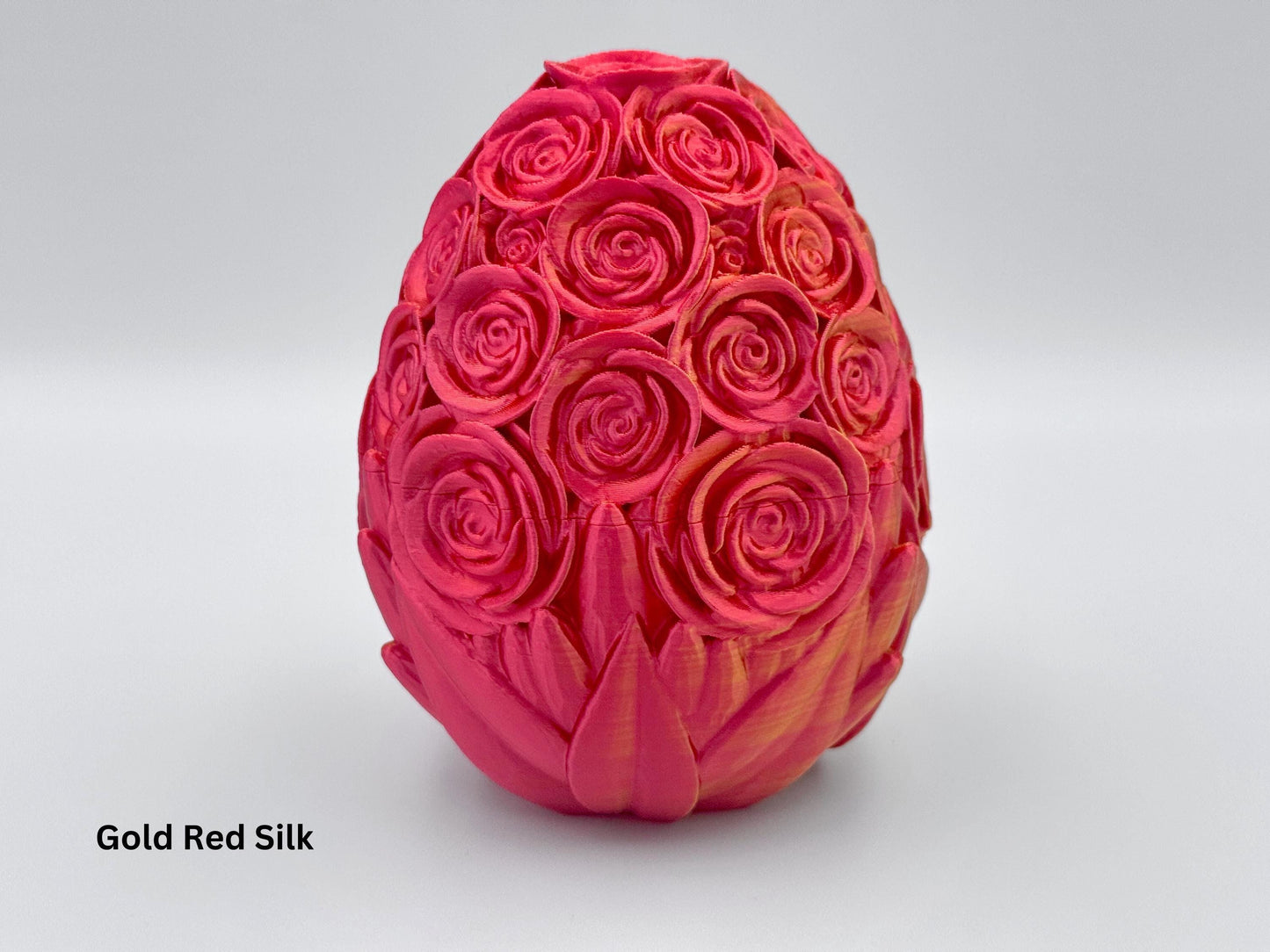 Baby Rose Dragon with Egg, 3D Printed Mystical Creature