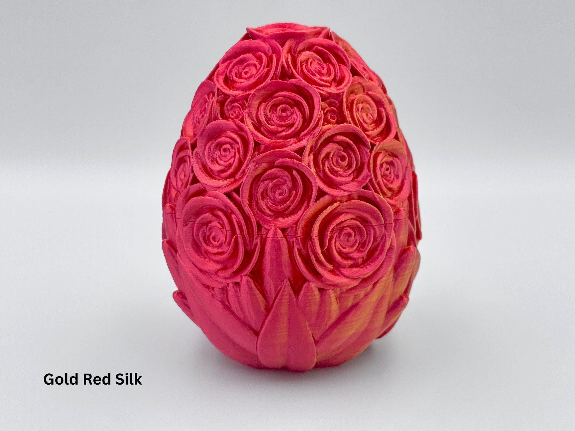 Baby Rose Dragon with Egg, 3D Printed Mystical Creature