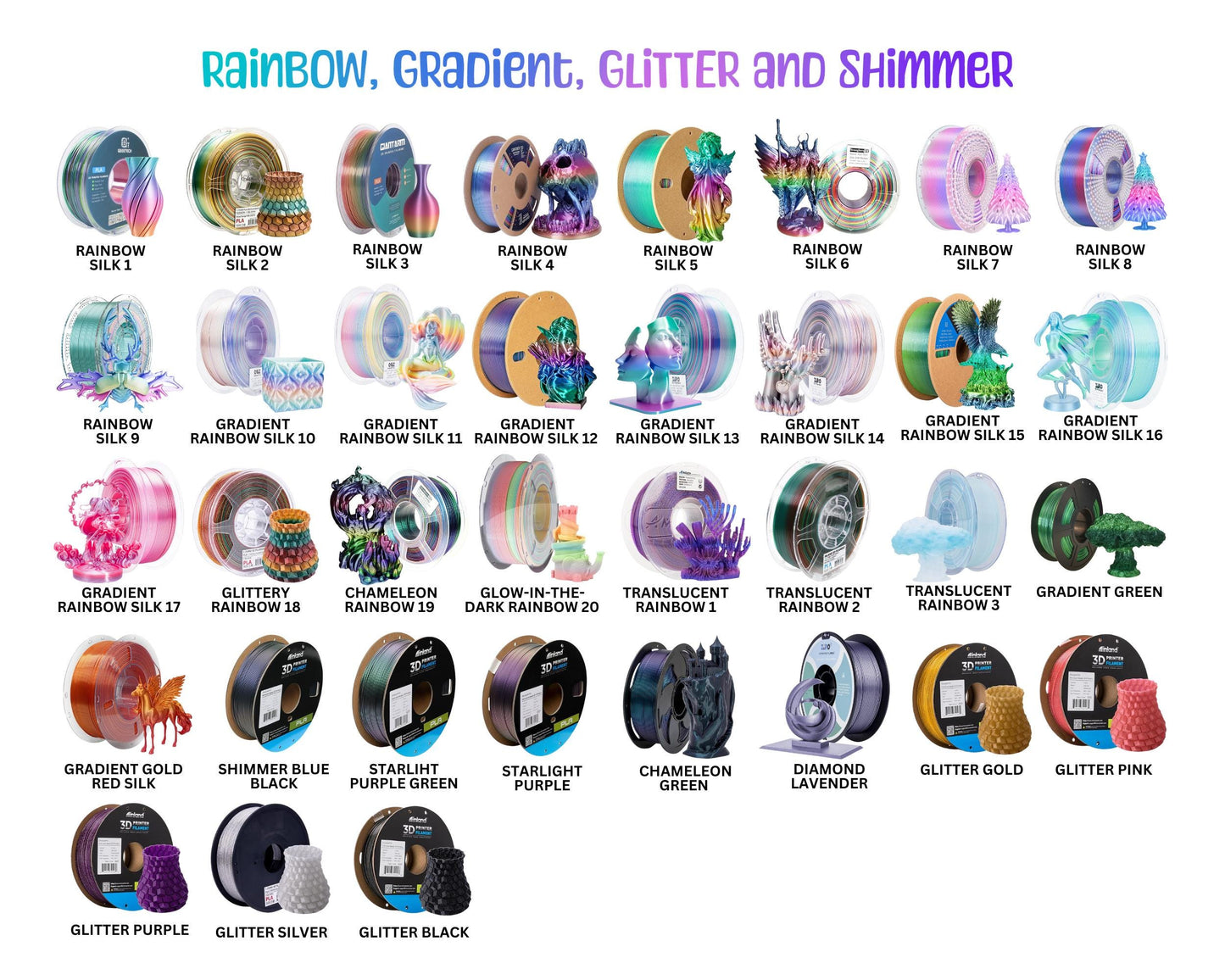 3D Printed Dragon Figurine, Baby Dune Articulated Scorpion Desk Decor, Multicolor