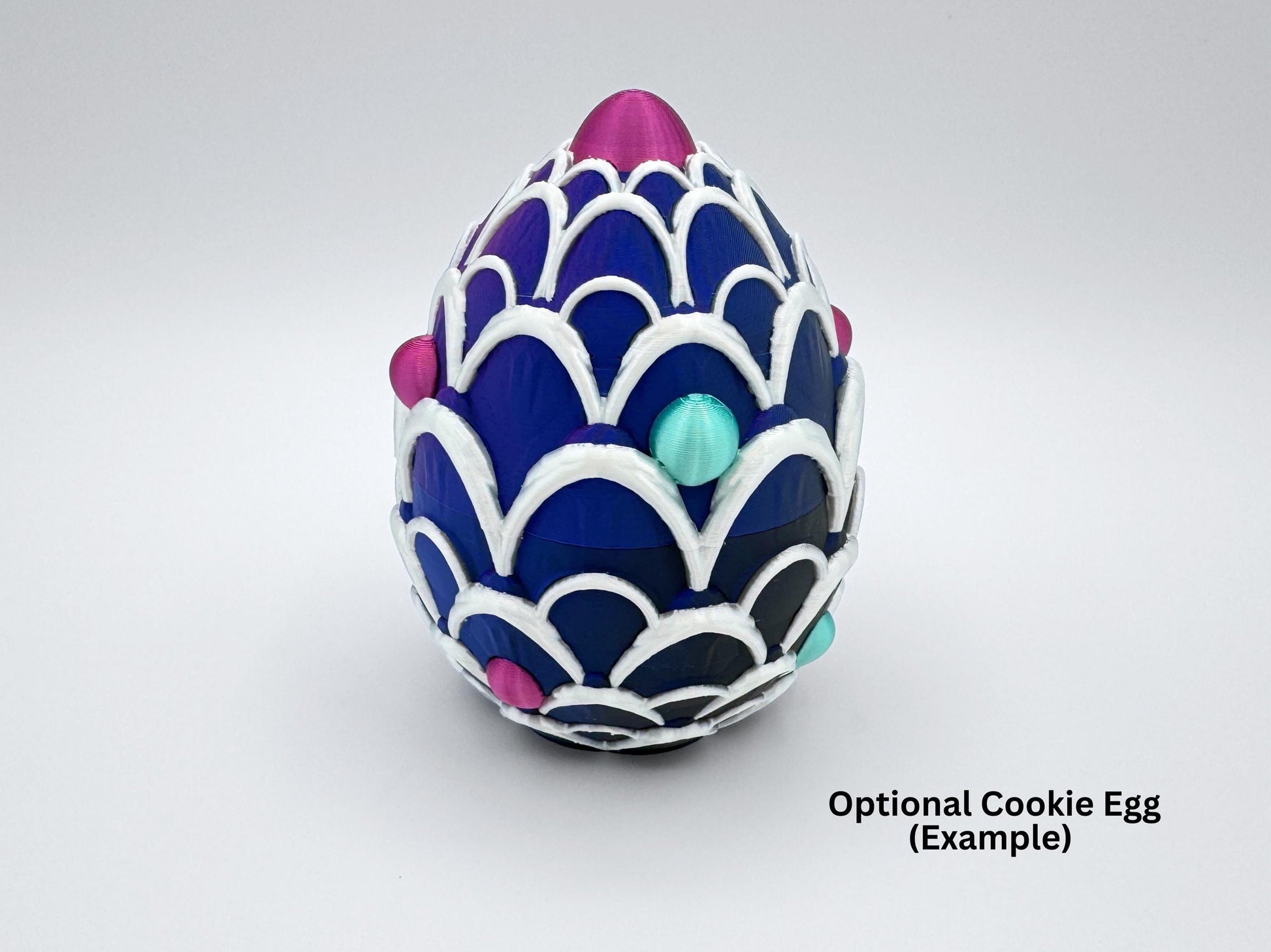 Gingerbread Dragon 3D Printed Articulated Figurine, Snowflake Christmas Tabletop Decor